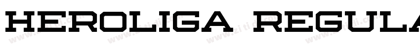 Heroliga Regular字体转换